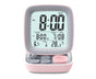 500mAh Alarm Clock Mute Battery Operated ABS Snooze Chargeable Digital Clock for babies - Pink V1263-JX-226