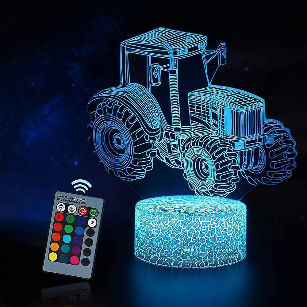 3D Led Night Light Optical Illusion Lamp With 16 Colors Change And Smart Touch V1263-JX-2262