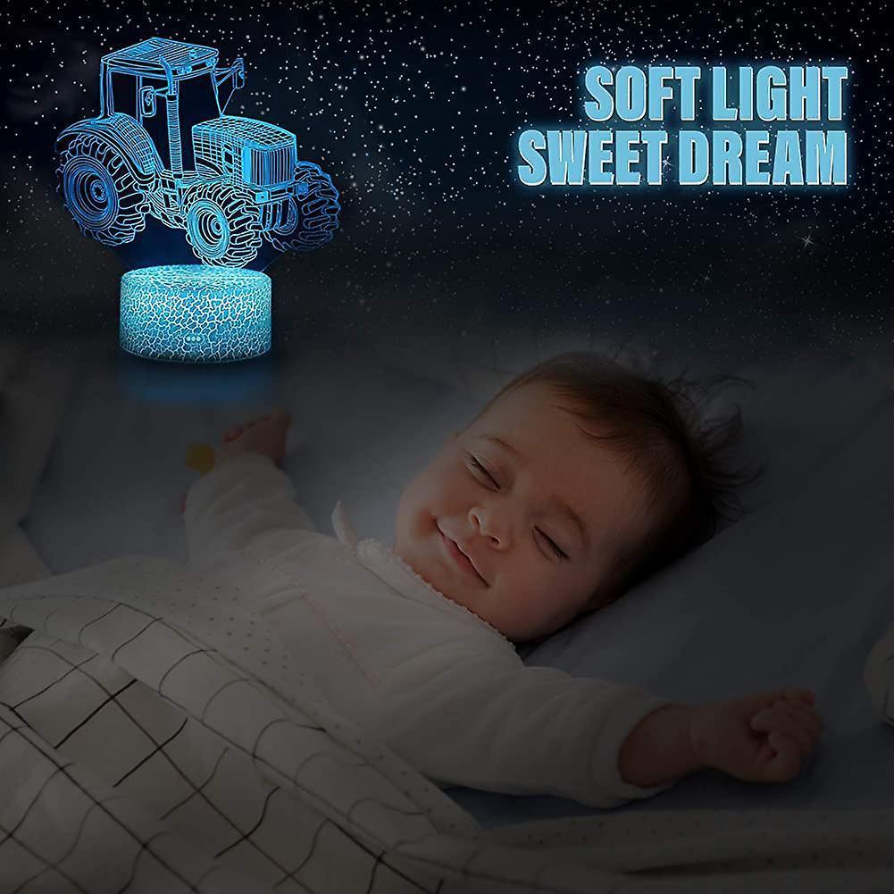 3D Led Night Light Optical Illusion Lamp With 16 Colors Change And Smart Touch V1263-JX-2262