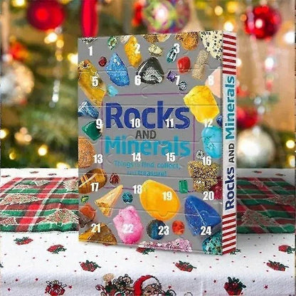Healing Crystal Advent Calendar Babies With Rock Collections Pebbles Polished Gravel Christmas V1263-JX-2269