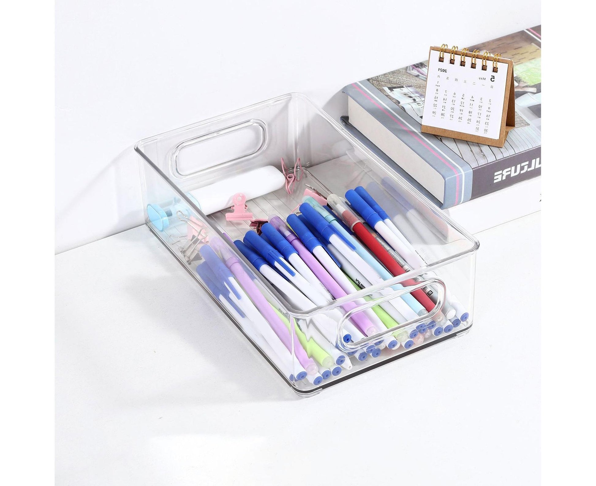 Refrigerator Organizer Bins Clear V1263-JX-227