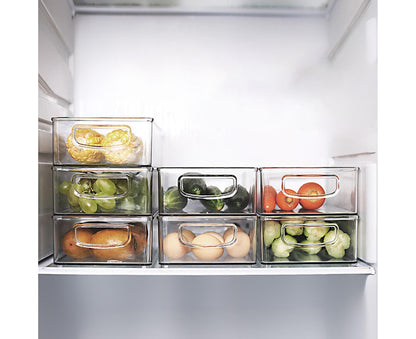 Refrigerator Organizer Bins Clear V1263-JX-227