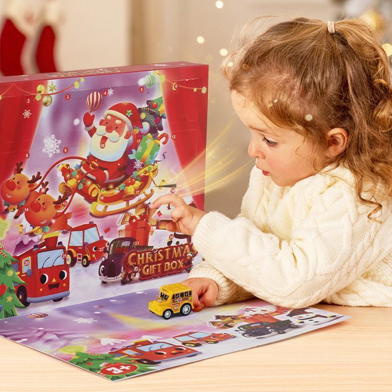 24pcs Car Advent Calendar For Christmas V1263-JX-2270