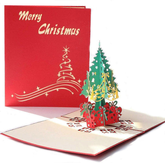 3d Christmas Cards, Pop Up Christmas Card, Christmas Greeting Cards With Envelopes, Best Gift For Christmas, V1263-JX-2273