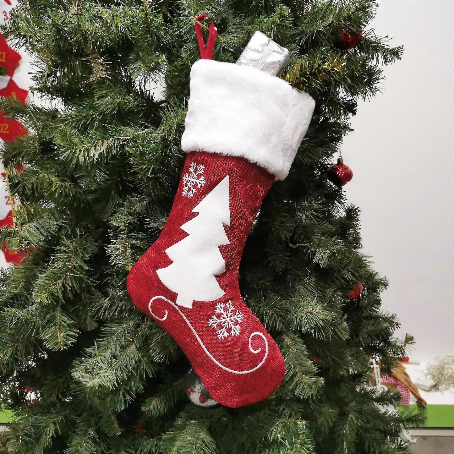 Large Christmas Stocking Christmas Decoration V1263-JX-2274