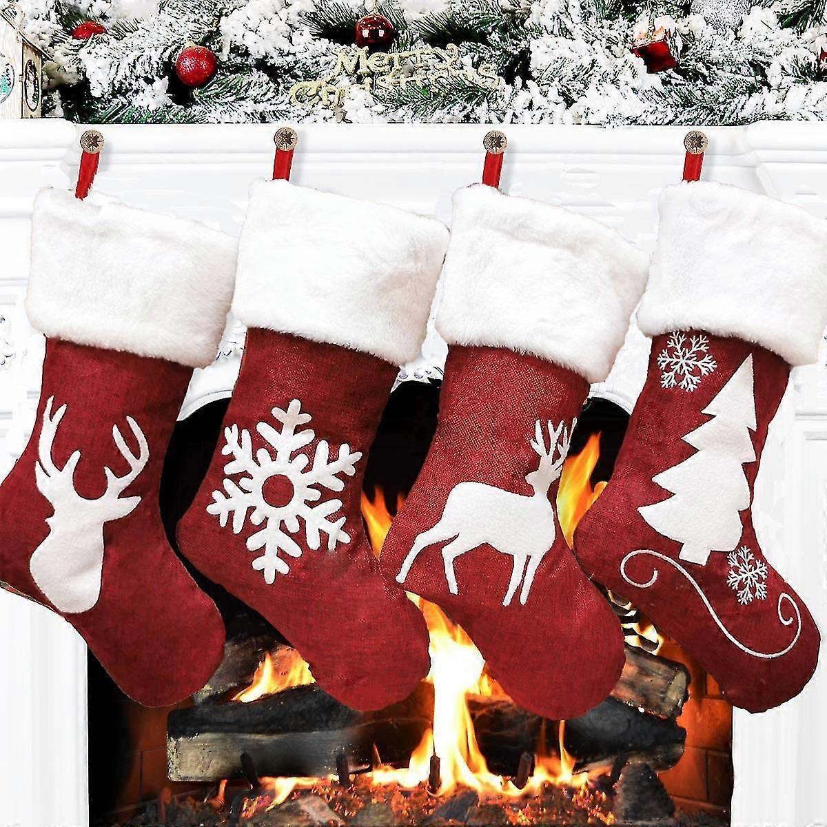 Large Christmas Stocking Christmas Decoration V1263-JX-2274