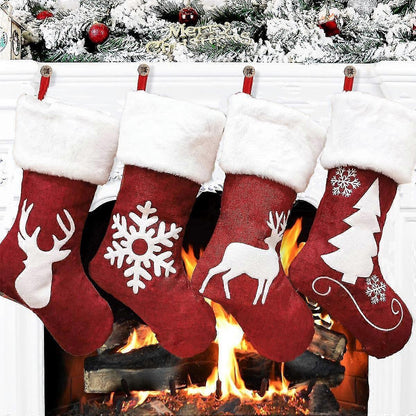 Large Christmas Stocking Christmas Decoration V1263-JX-2274