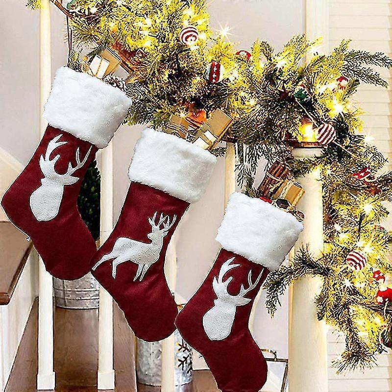 Large Christmas Stocking Christmas Decoration V1263-JX-2274