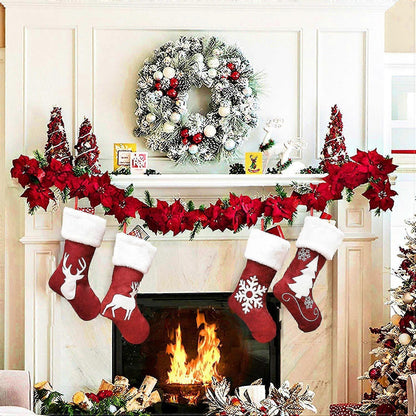 Large Christmas Stocking Christmas Decoration V1263-JX-2274