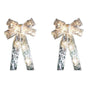 Christmas Transparent Glowing Bow Christmas Tree Decor Xmas Ornament V1263-JX-2275