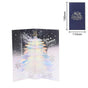 Christmas Card 3d Christmas Card Novel And Optimistic Gift New Year Gift (flashing Christmas Tree Blue V1263-JX-2277