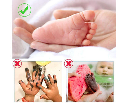 4PCS Babies Handprint and Footprint,Babies Imprint Kit for babies 0-6 Months V1263-JX-2296