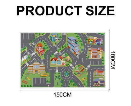 Babies Carpet Play Mat Suitable For Playing With Cars And Toys - Play, Learn And Have Fun securely V1263-JX-2298