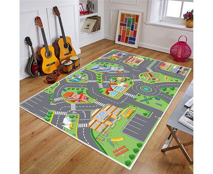 Babies Carpet Play Mat Suitable For Playing With Cars And Toys - Play, Learn And Have Fun securely V1263-JX-2298
