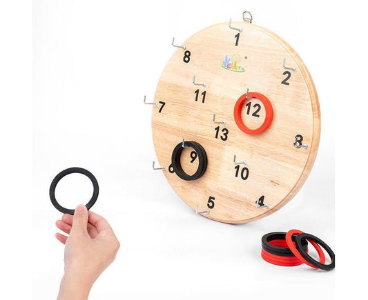 Ring Toss Game,Indoor Outdoor for Babies Adults Family,Fun Tailgate or Hangs on Wall,Exciting Gift Idea, V1263-JX-2313