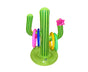 Inflatable Cactus Ring Toss Game Set Target Toss Floating Swimming Ring Toss Includes Inflatable Cactus, 4 V1263-JX-2314