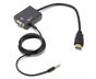 1080P HDMI-compatible to VGA Multi-Display Video Converter Adapter Cable for PC DVD HDTV - Black V1263-JX-232