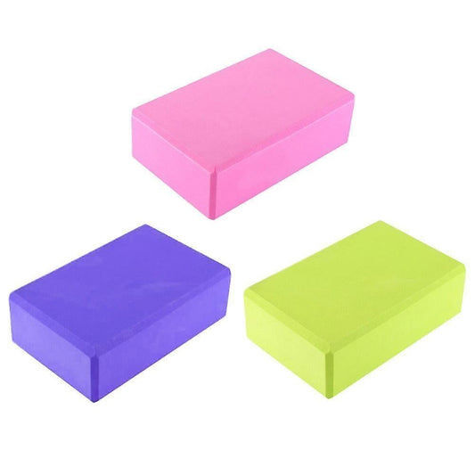 3 Pcs Fitness Yoga Brick Yoga Bolster Brick Yoga Practice Blocks Yoga Support Blocks V1263-JX-2322
