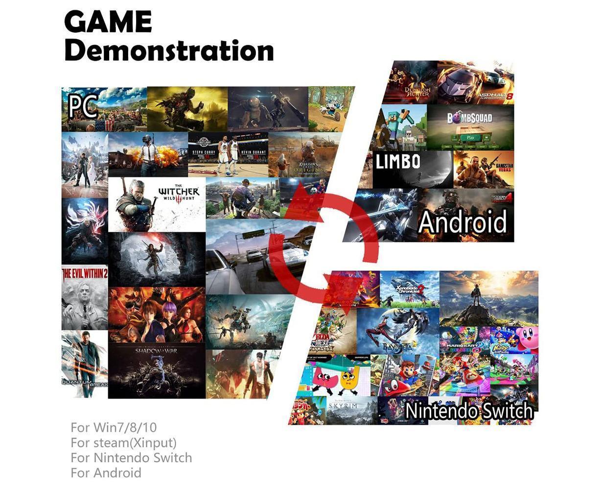 Wireless Game Controller Ps4 Controller Bluetooth Dual Head Head Handle Joystick Game Pad For The Game V1263-JX-2385