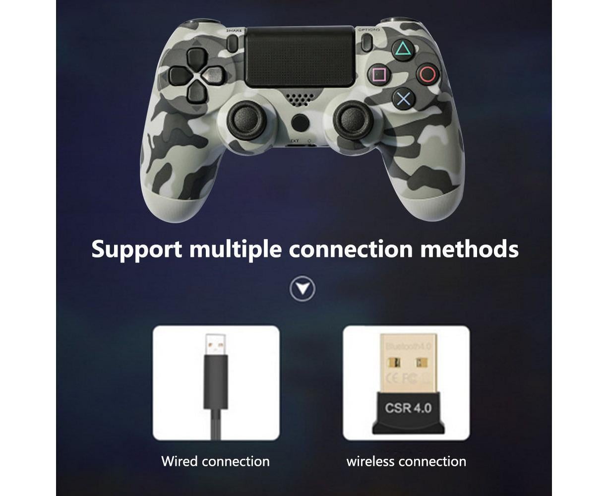 Wireless Game Controller Ps4 Controller Bluetooth Dual Head Head Handle Joystick Game Pad For The Game V1263-JX-2386