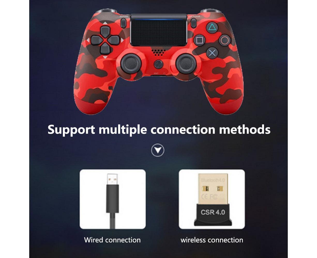 Wireless Game Controller Ps4 Controller Bluetooth Dual Head Head Handle Joystick Game Pad For The Game V1263-JX-2391