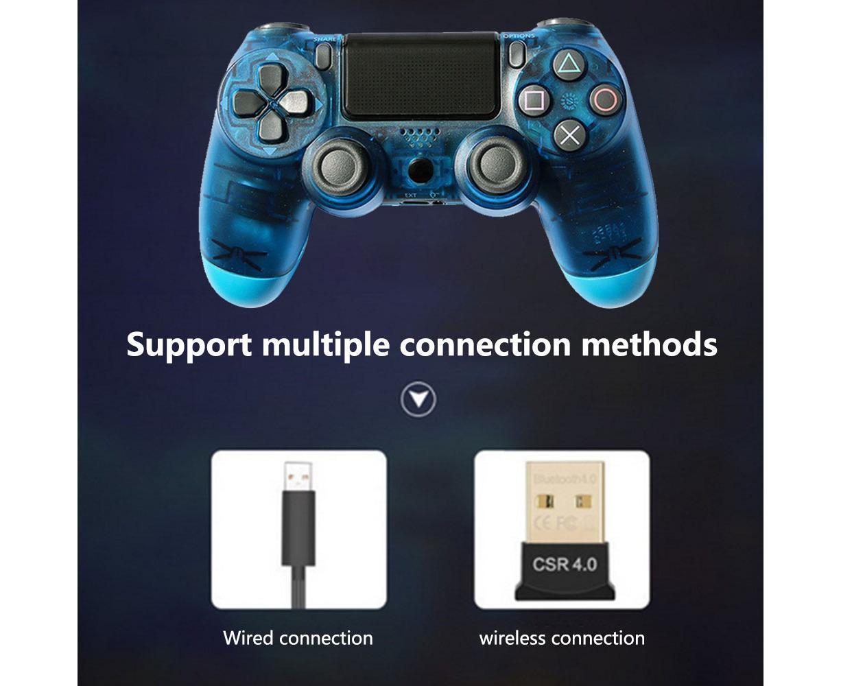 Wireless Game Controller Ps4 Controller Bluetooth Dual Head Head Handle Joystick Game Pad For The Game V1263-JX-2395