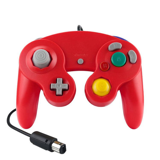 Wired Game Controller for NGC Console - Classic Design,Compatible with GameCube,Vibration Feature - Red V1263-JX-2399