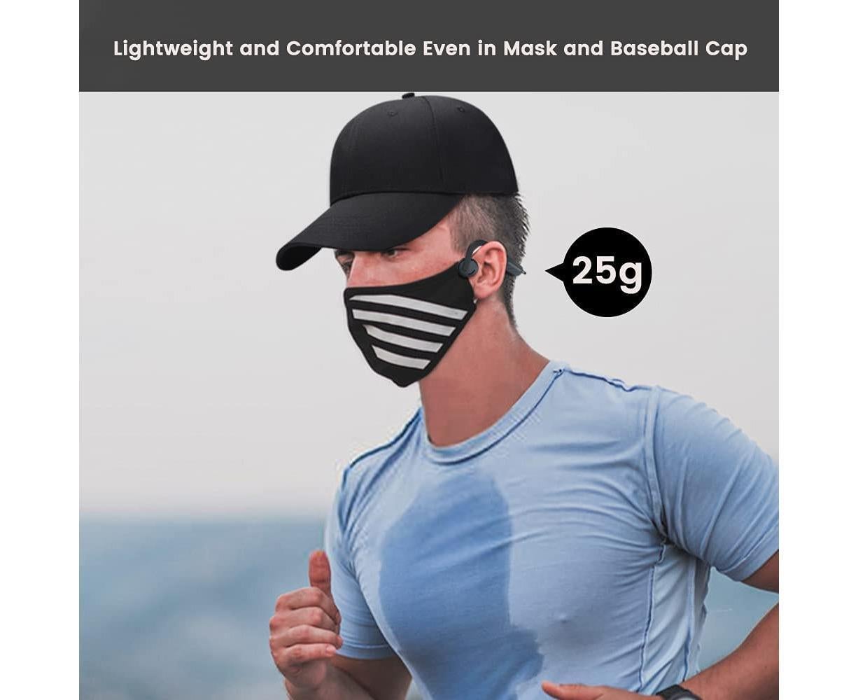 Air Open Ear Bone Conduction Headphones Wireless Bluetooth 5.0 with Mic V1263-JX-24