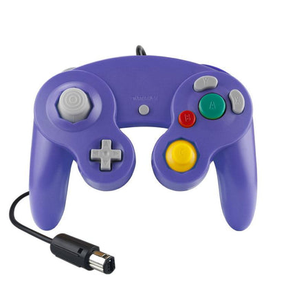 Wired Game Controller for NGC Console - Classic Design,Compatible with GameCube,Vibration Feature - Blue V1263-JX-2401