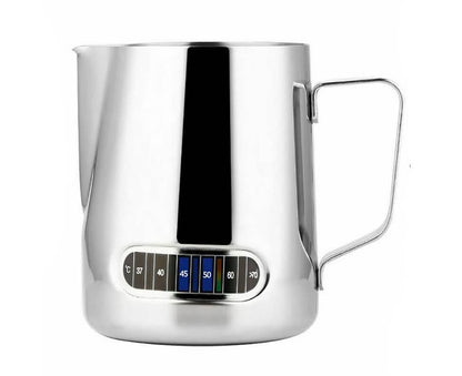 600ml Milk Frothing Thermometer Espresso Coffee Pitcher Stainless Steel Jug V1263-JX-2421