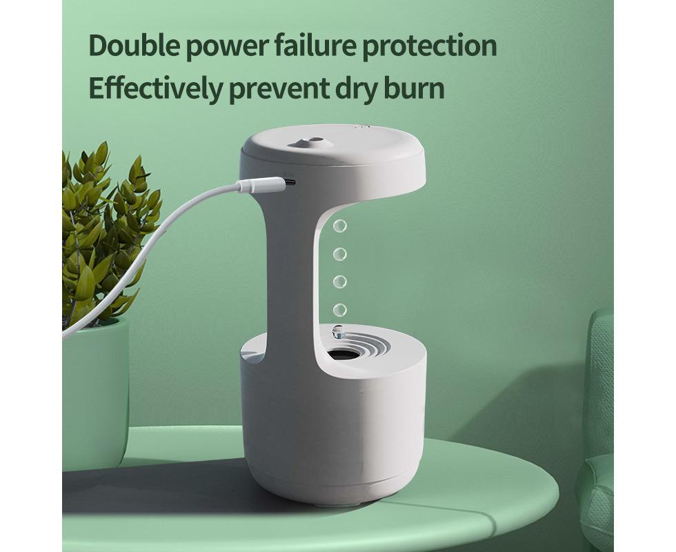 Anti-gravity water droplet backflow humidifier aromatherapy machine large-capacity mist essential oil office V1263-JX-2423