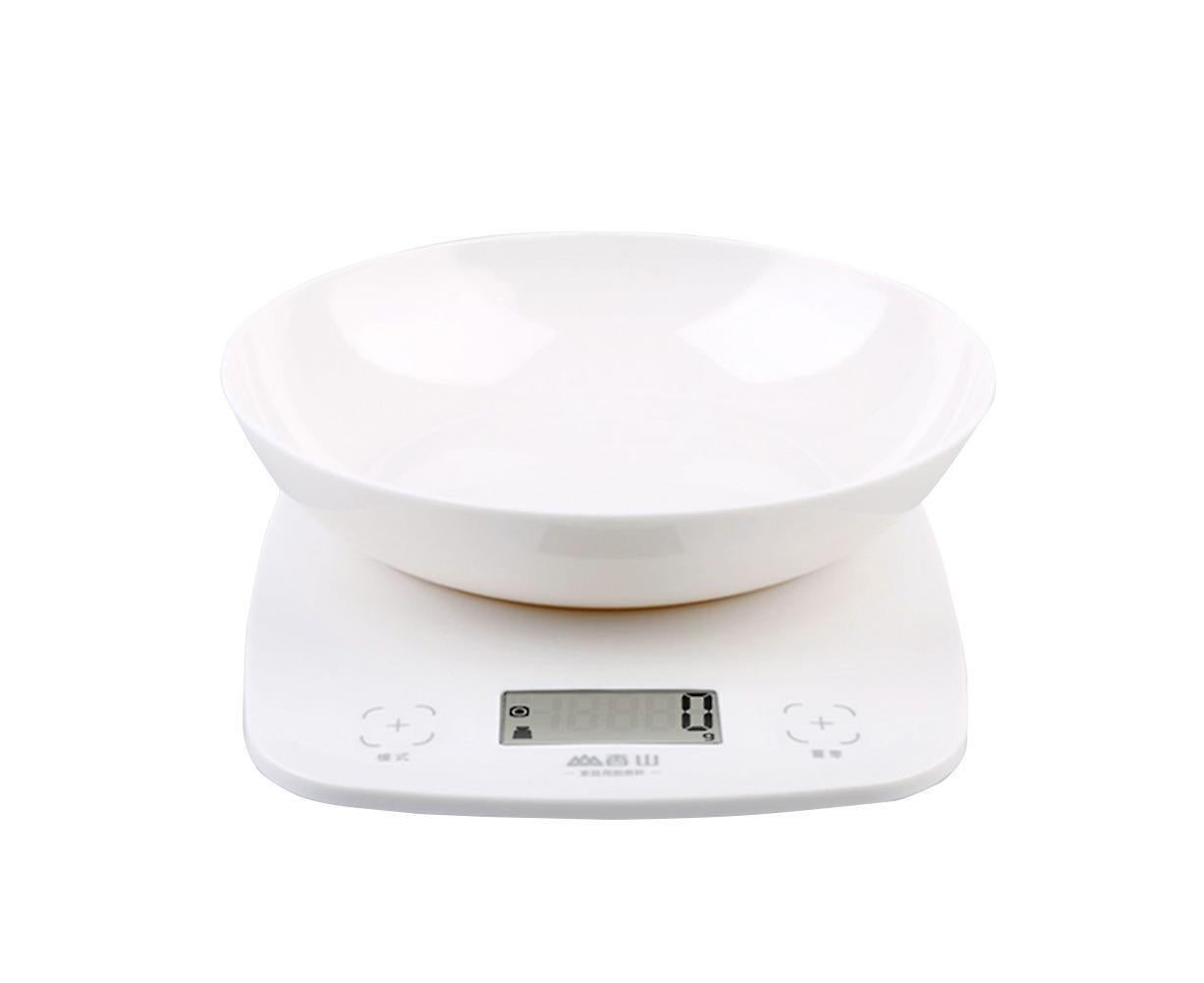 Xiangshan Kitchen Scale 2g-5kg Portable Electronic LCD Display Intelligent Touch Switch Scale Detachable Tray V1263-JX-2425