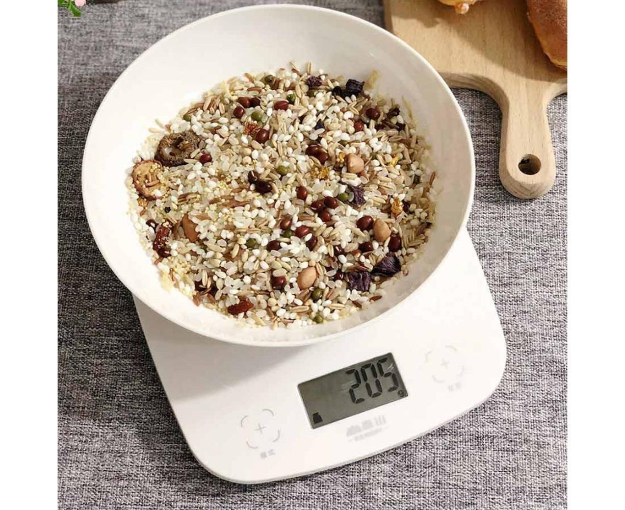 Xiangshan Kitchen Scale 2g-5kg Portable Electronic LCD Display Intelligent Touch Switch Scale Detachable Tray V1263-JX-2425