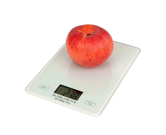 Digital Kitchen Scale Food Scale USB Rechargeable Weight Grams Ounces Tempered Glass Scale for Baking Cooking V1263-JX-2427