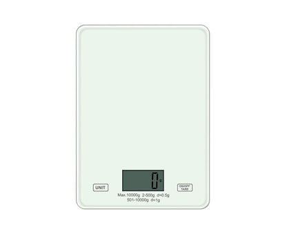 Digital Kitchen Scale Food Scale USB Rechargeable Weight Grams Ounces Tempered Glass Scale for Baking Cooking V1263-JX-2427