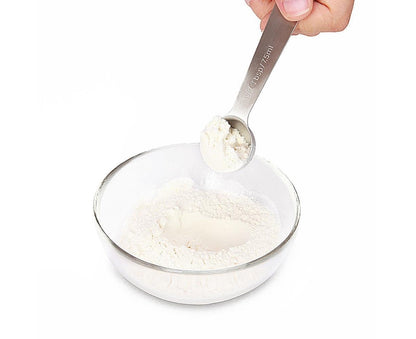6Pcs Stainless Steel Measuring Spoons Set Measure Baking Coffee Kitchen Tool V1263-JX-243
