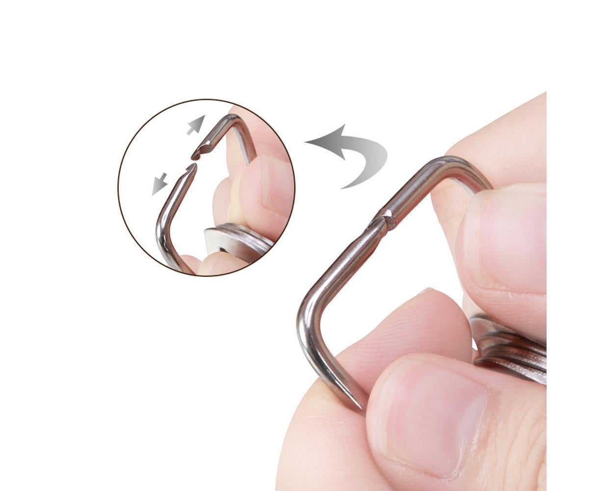 6Pcs Stainless Steel Measuring Spoons Set Measure Baking Coffee Kitchen Tool V1263-JX-243