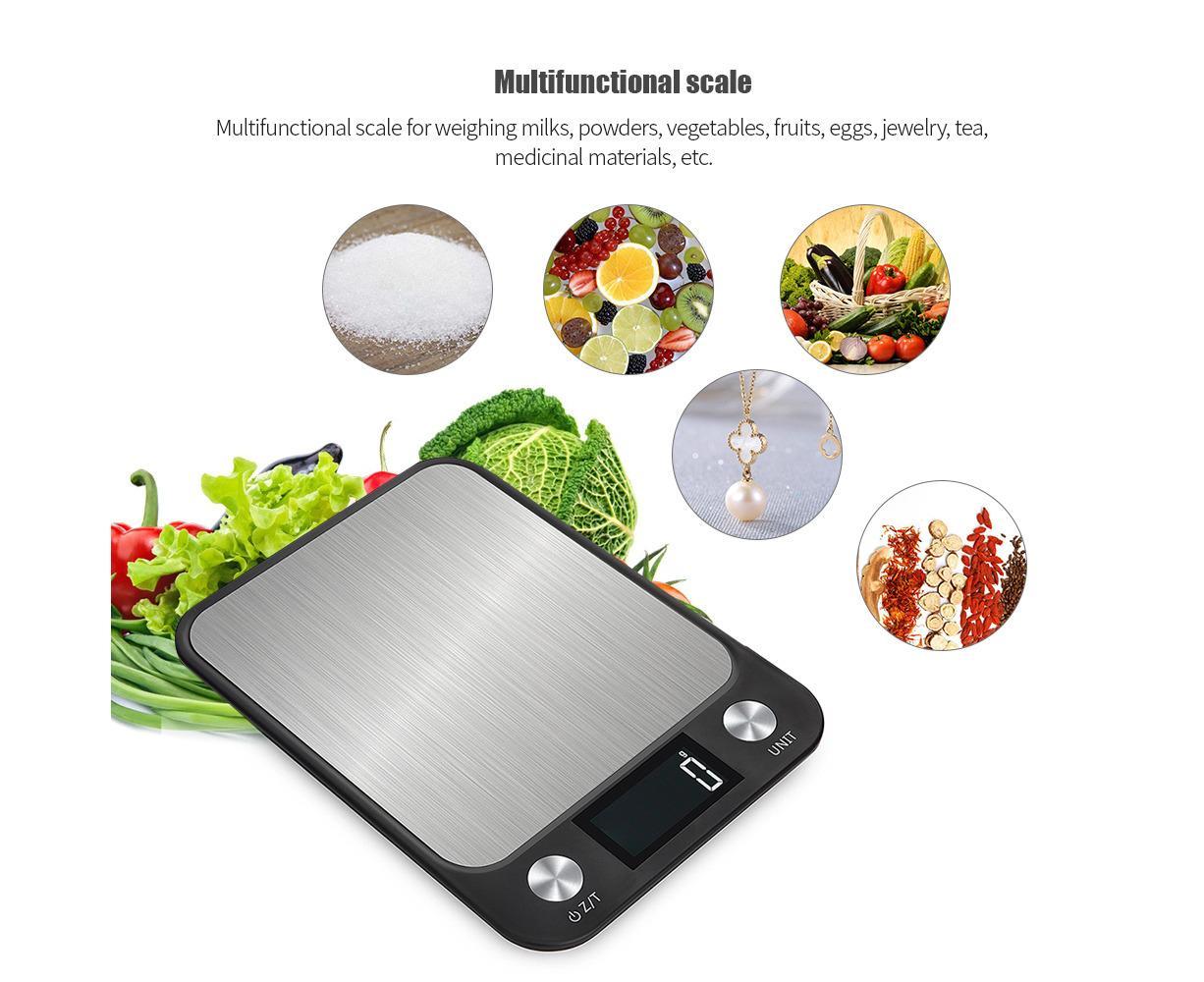Kitchen Scale Electric Kitchen Scale Baking Scale High-precision Pocket Scale Food Scale with LCD Backlight V1263-JX-2432