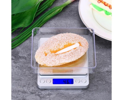 3000g/0.1g Accurate Kitchen Scale High-precision Jewelry Scale Mini Food Scale Electric Kitchen Scale with V1263-JX-2434