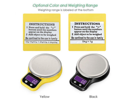 Kitchen Scale Food Scale Mini Electronic Platform Scale Digital Scale with Stainless Steel Platform Scale V1263-JX-2437