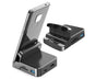 5 in1 Type C to HDMI-compatible Adapter USB 3.0/2.0 TFCard Slot Converter Holder - Black V1263-JX-245
