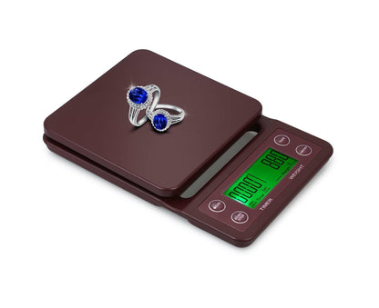 Digital Kitchen Scale Food Scale Coffee Scale with Timer and Tare 3kg/0.1g Accurate Electric Kitchen Scale V1263-JX-2450