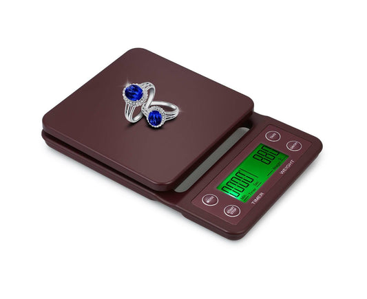 Digital Kitchen Scale Food Scale Coffee Scale with Timer and Tare 3kg/0.1g Accurate Electric Kitchen Scale V1263-JX-2450