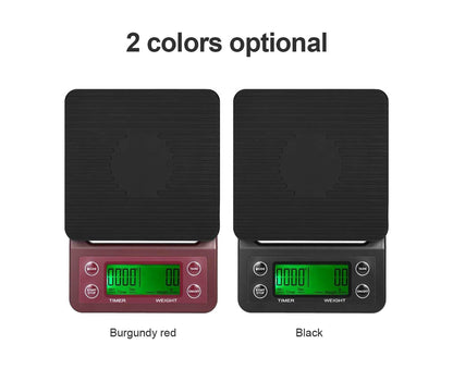 Digital Kitchen Scale Food Scale Coffee Scale with Timer and Tare 3kg/0.1g Accurate Electric Kitchen Scale V1263-JX-2450