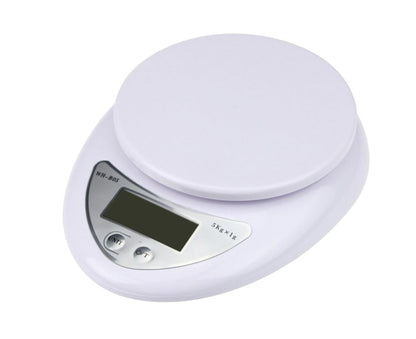 5KG/1g Digital Kitchen Food Scale for Cooking Barking Grams Ounces Pound Kilogram Units Switchable 120s V1263-JX-2453