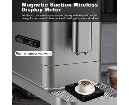 Coffee Scale with Wireless Display 3kg/0.1g High Precision Espresso Scale Rechargeable Digital Kitchen Scale V1263-JX-2456