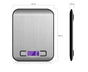 Rechargeable stainless steel electronic weighing kitchen electronic scale 5kg household food scale small gram V1263-JX-2457