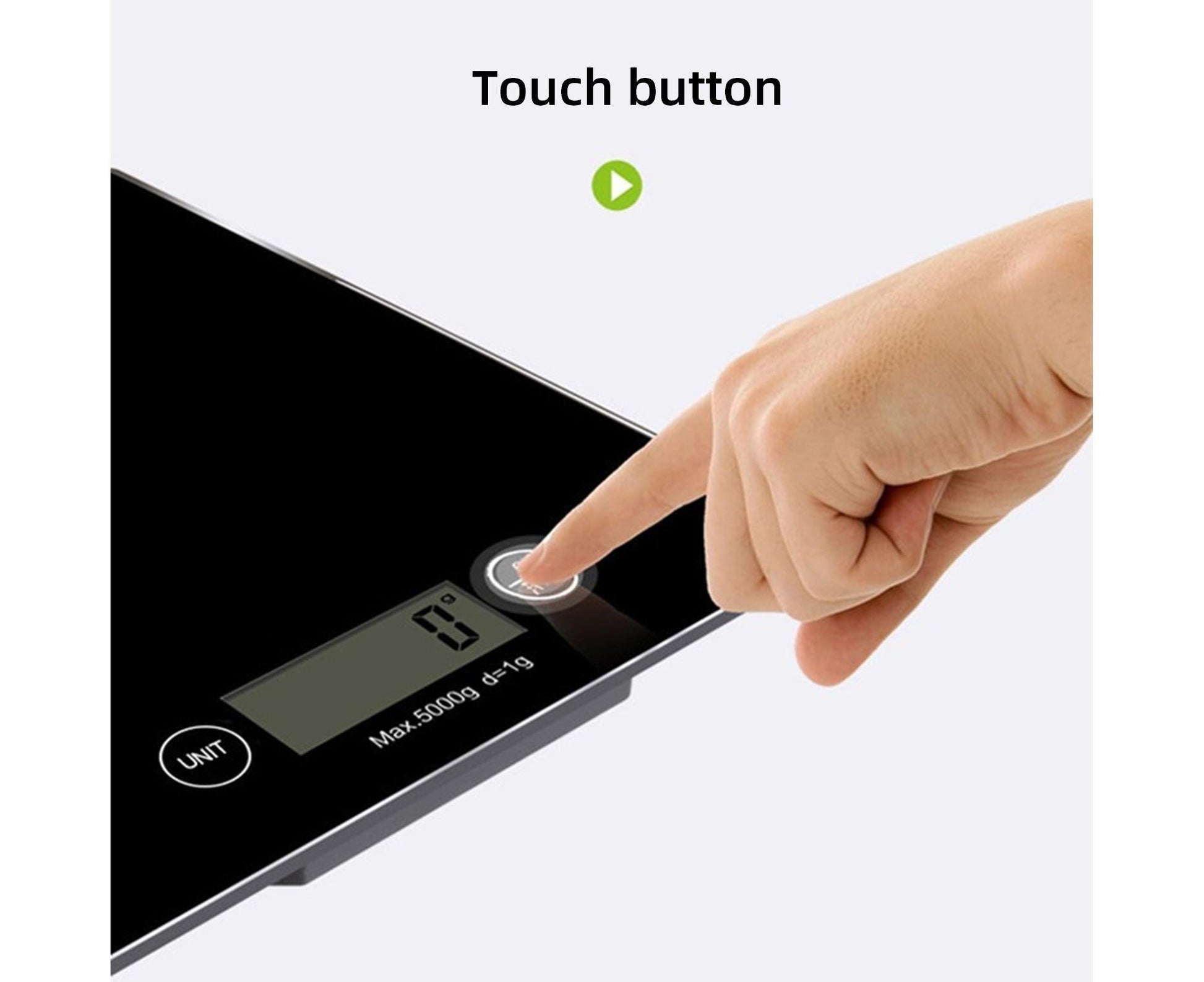 Digital Food Kitchen Scale Touch Control Multifunction Scale Measures in Grams & Ounces for Cooking Baking V1263-JX-2464