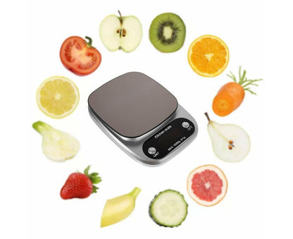 Kitchen Scale Multifunction Digital Stainless Steel Liquid Crystal Kitchen Scale with High Accuracy Range V1263-JX-2470