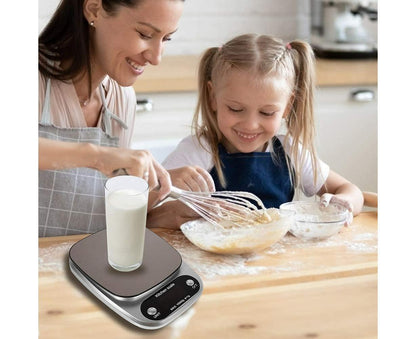Kitchen Scale Multifunction Digital Stainless Steel Liquid Crystal Kitchen Scale with High Accuracy Range V1263-JX-2470